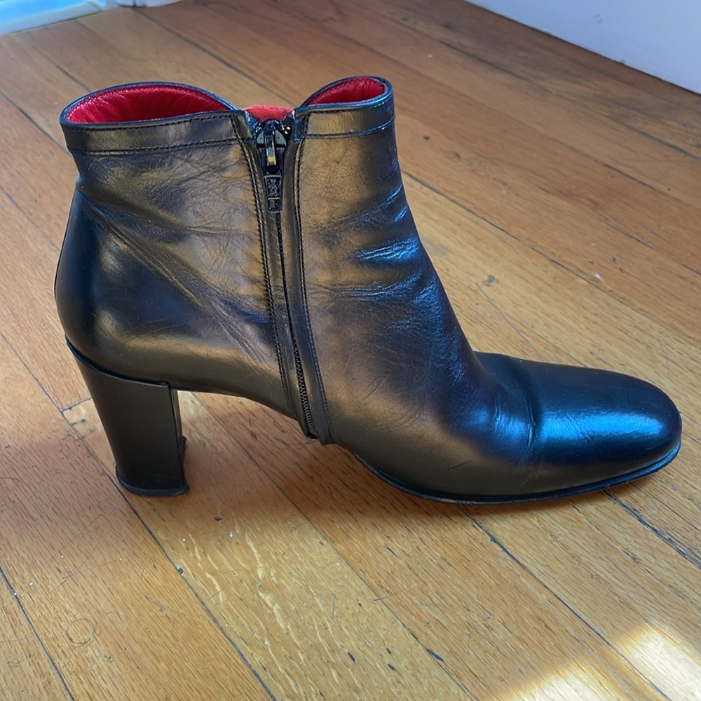 VINTAGE 90’s Free Lance black boots, square toe,size 40 - Picture 10 of 10